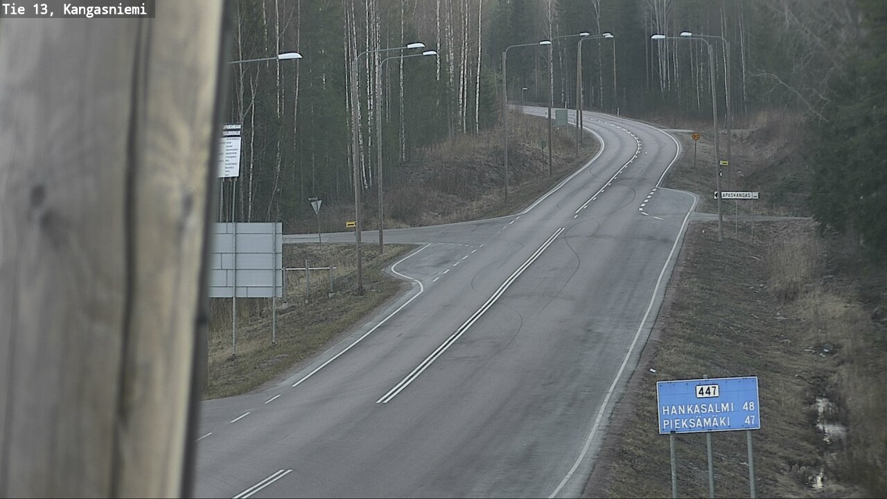 Weather Camera Image Väg 13 Kangasniemi, Kangasniemi, Etelä-Savo