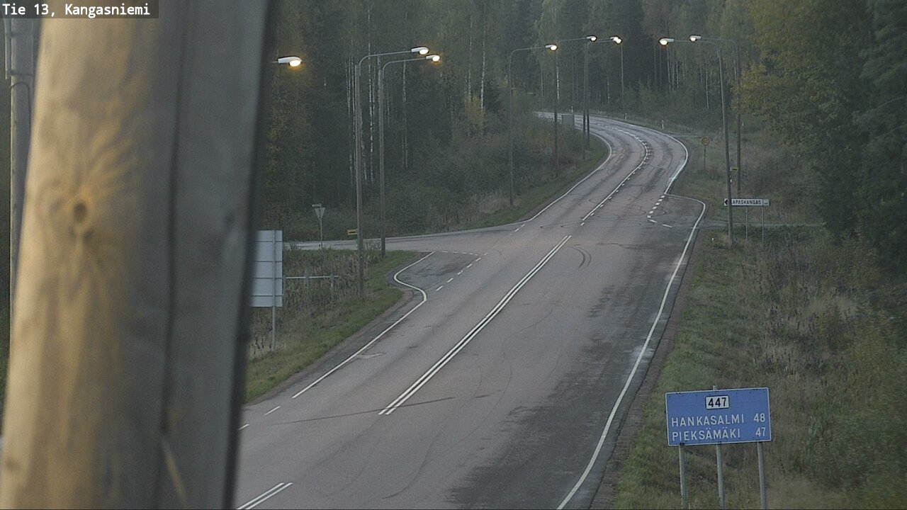 Weather Camera Image Road 13 Kangasniemi, Kangasniemi, Etelä-Savo