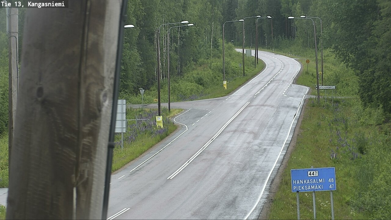 Weather Camera Image Väg 13 Kangasniemi, Kangasniemi, Etelä-Savo