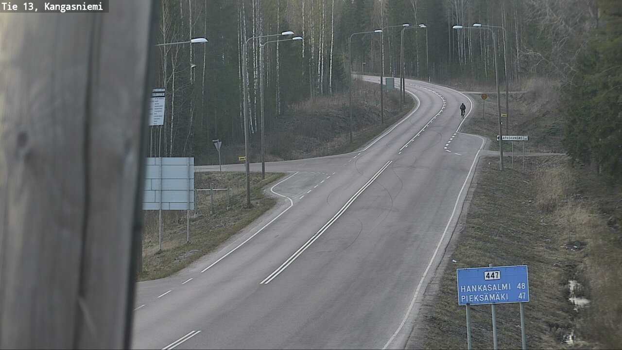 Weather Camera Image Väg 13 Kangasniemi, Kangasniemi, Etelä-Savo