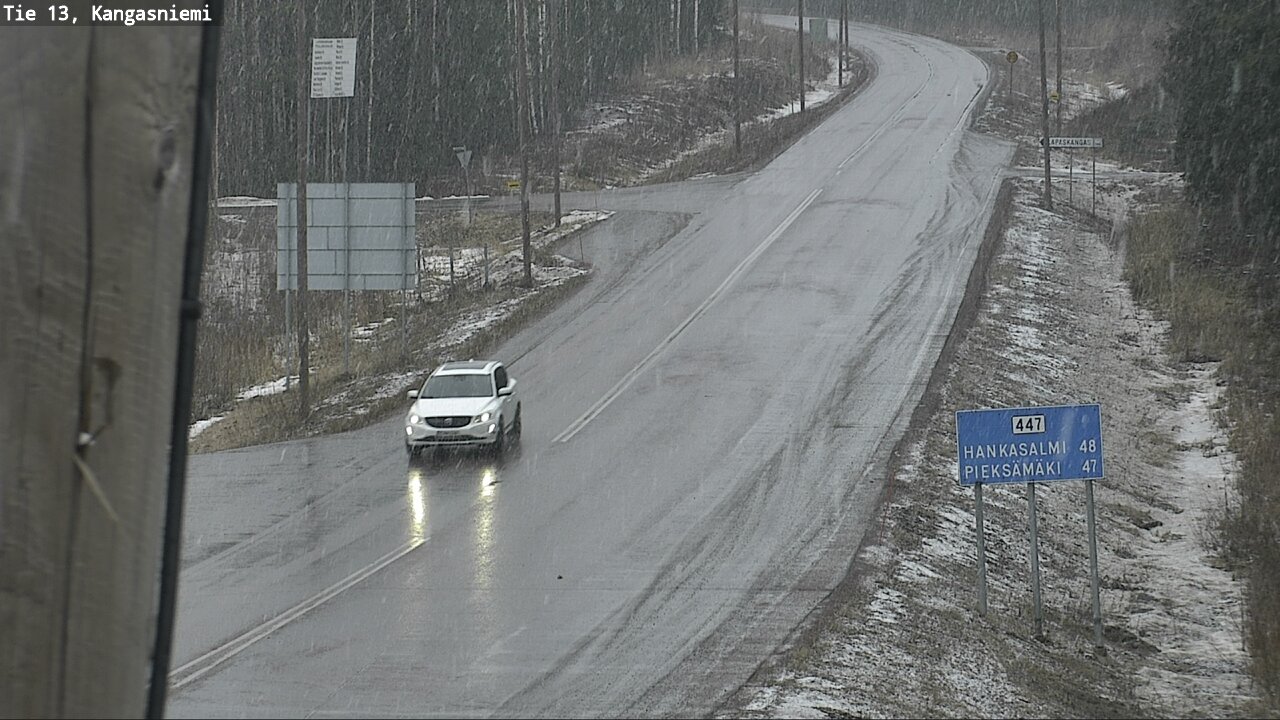 Weather Camera Image Väg 13 Kangasniemi, Kangasniemi, Etelä-Savo