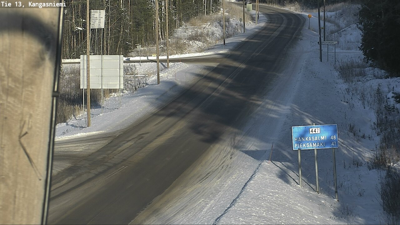 Weather Camera Image Road 13 Kangasniemi, Kangasniemi, Etelä-Savo