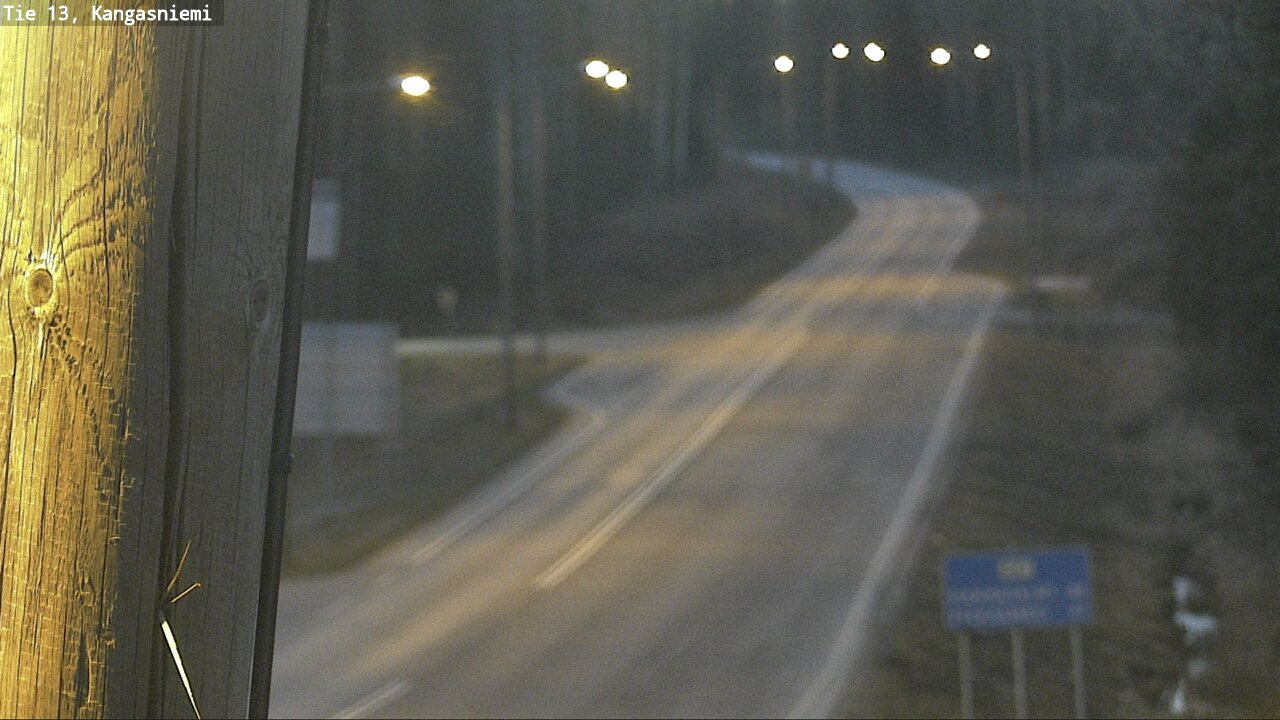 Weather Camera Image Väg 13 Kangasniemi, Kangasniemi, Etelä-Savo