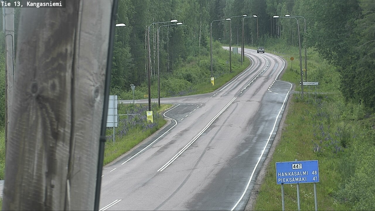 Weather Camera Image Väg 13 Kangasniemi, Kangasniemi, Etelä-Savo