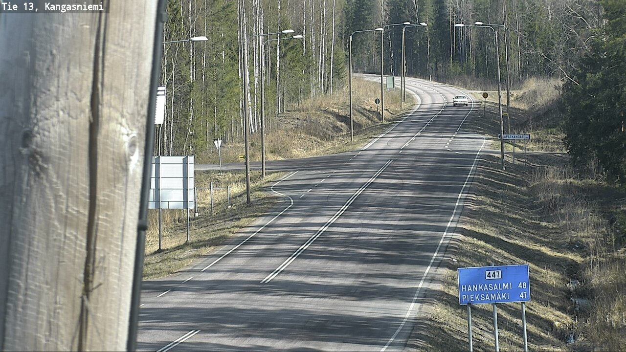 Weather Camera Image Väg 13 Kangasniemi, Kangasniemi, Etelä-Savo