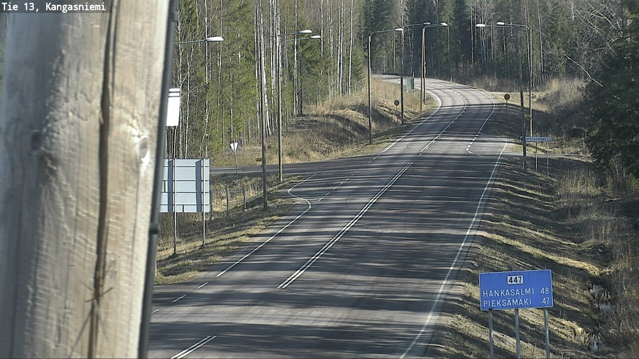 Weather Camera Image Väg 13 Kangasniemi, Kangasniemi, Etelä-Savo