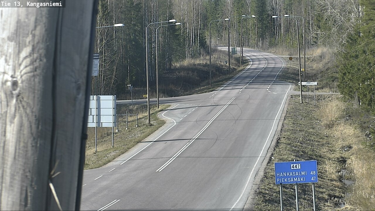 Weather Camera Image Väg 13 Kangasniemi, Kangasniemi, Etelä-Savo