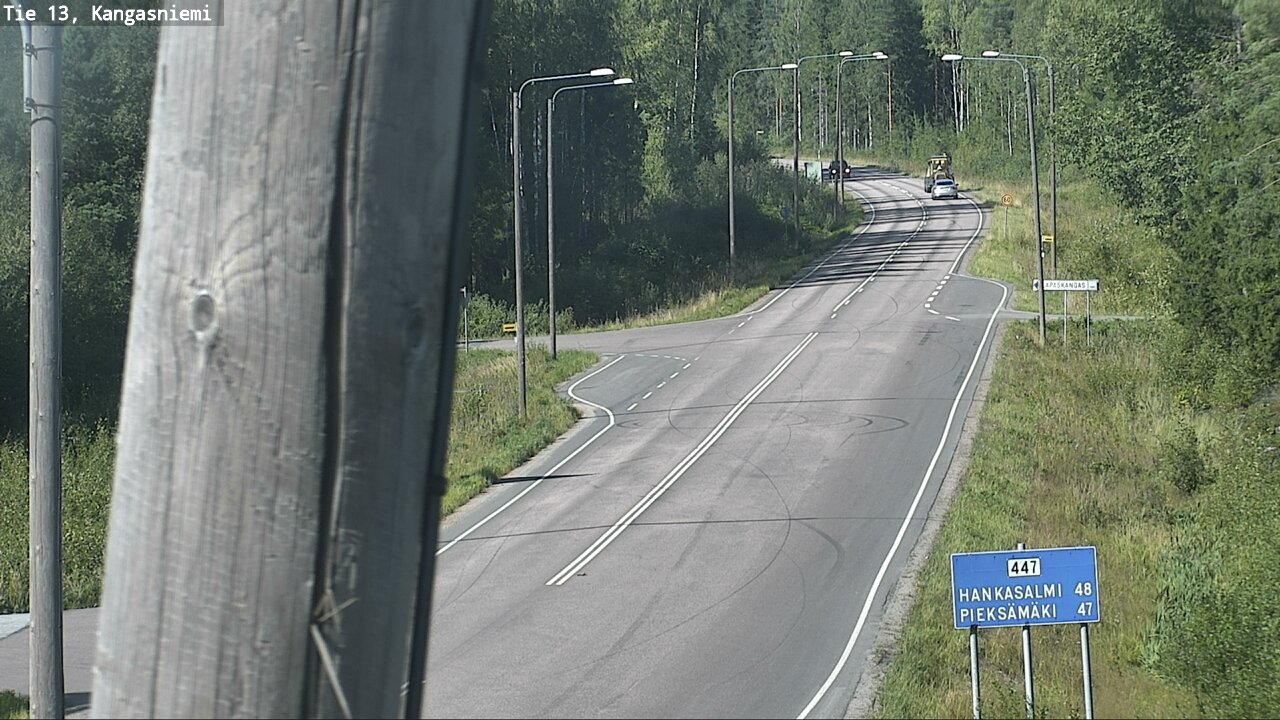 Weather Camera Image Väg 13 Kangasniemi, Kangasniemi, Etelä-Savo