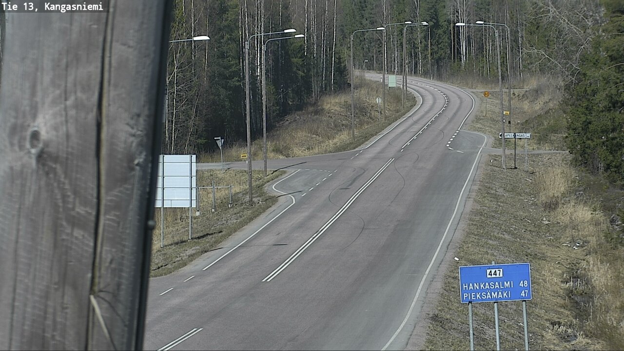 Weather Camera Image Väg 13 Kangasniemi, Kangasniemi, Etelä-Savo