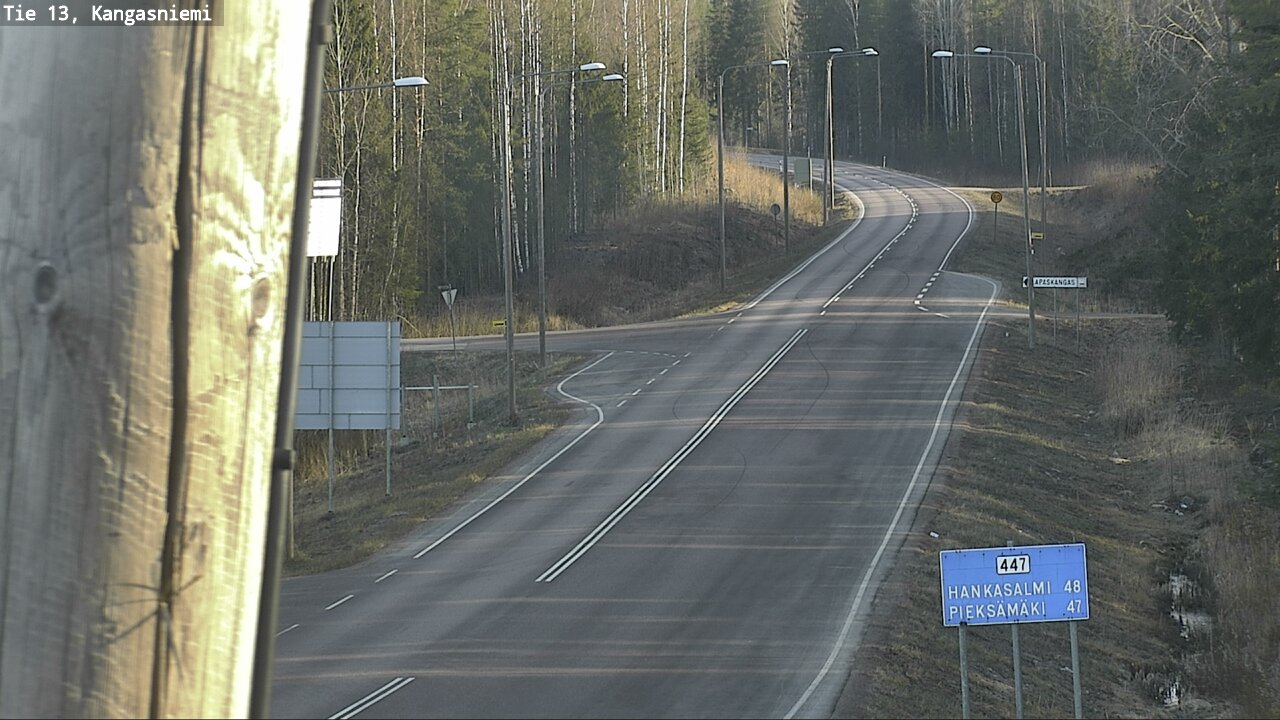 Weather Camera Image Väg 13 Kangasniemi, Kangasniemi, Etelä-Savo