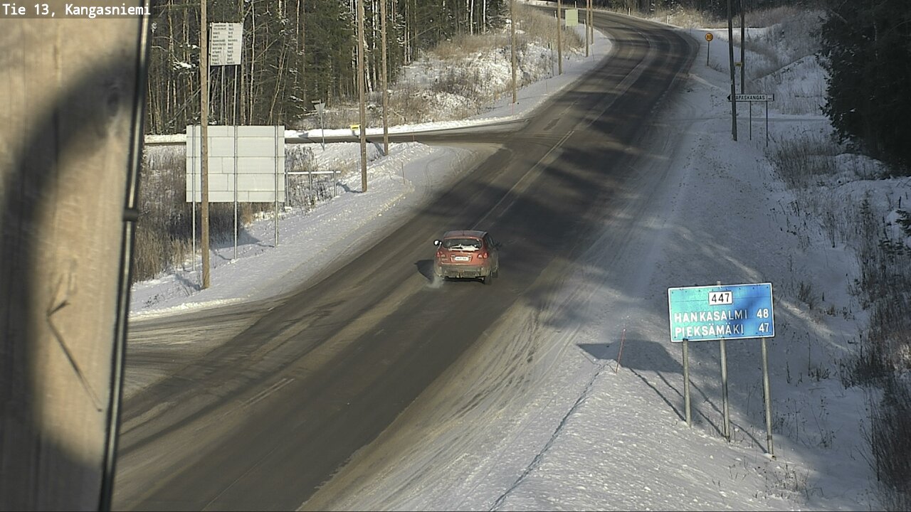 Weather Camera Image Road 13 Kangasniemi, Kangasniemi, Etelä-Savo