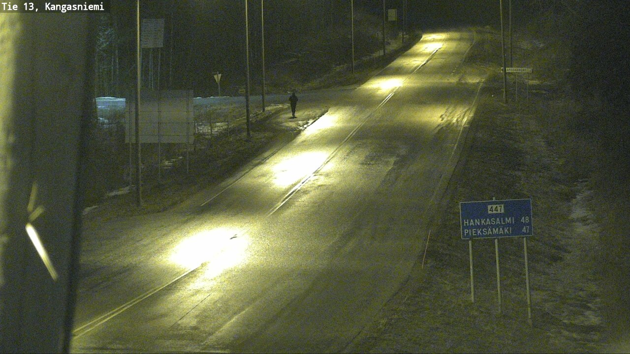 Weather Camera Image Väg 13 Kangasniemi, Kangasniemi, Etelä-Savo