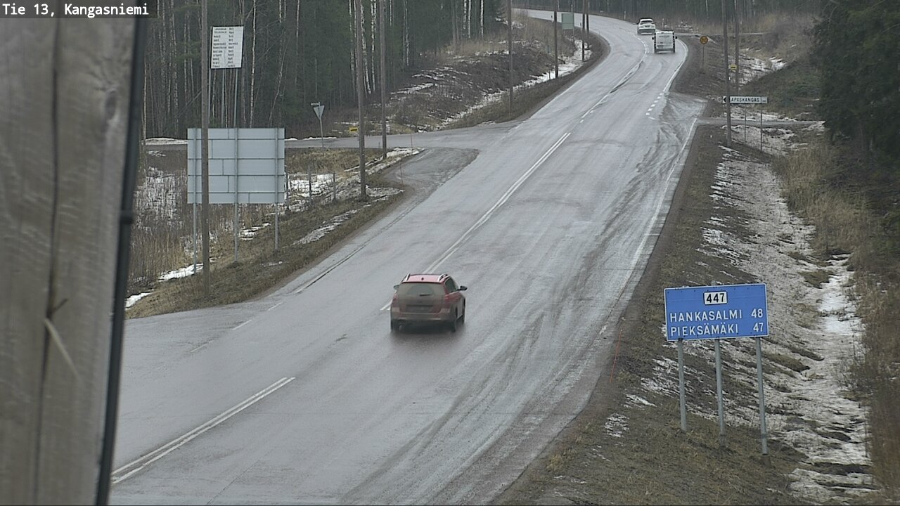 Weather Camera Image Väg 13 Kangasniemi, Kangasniemi, Etelä-Savo