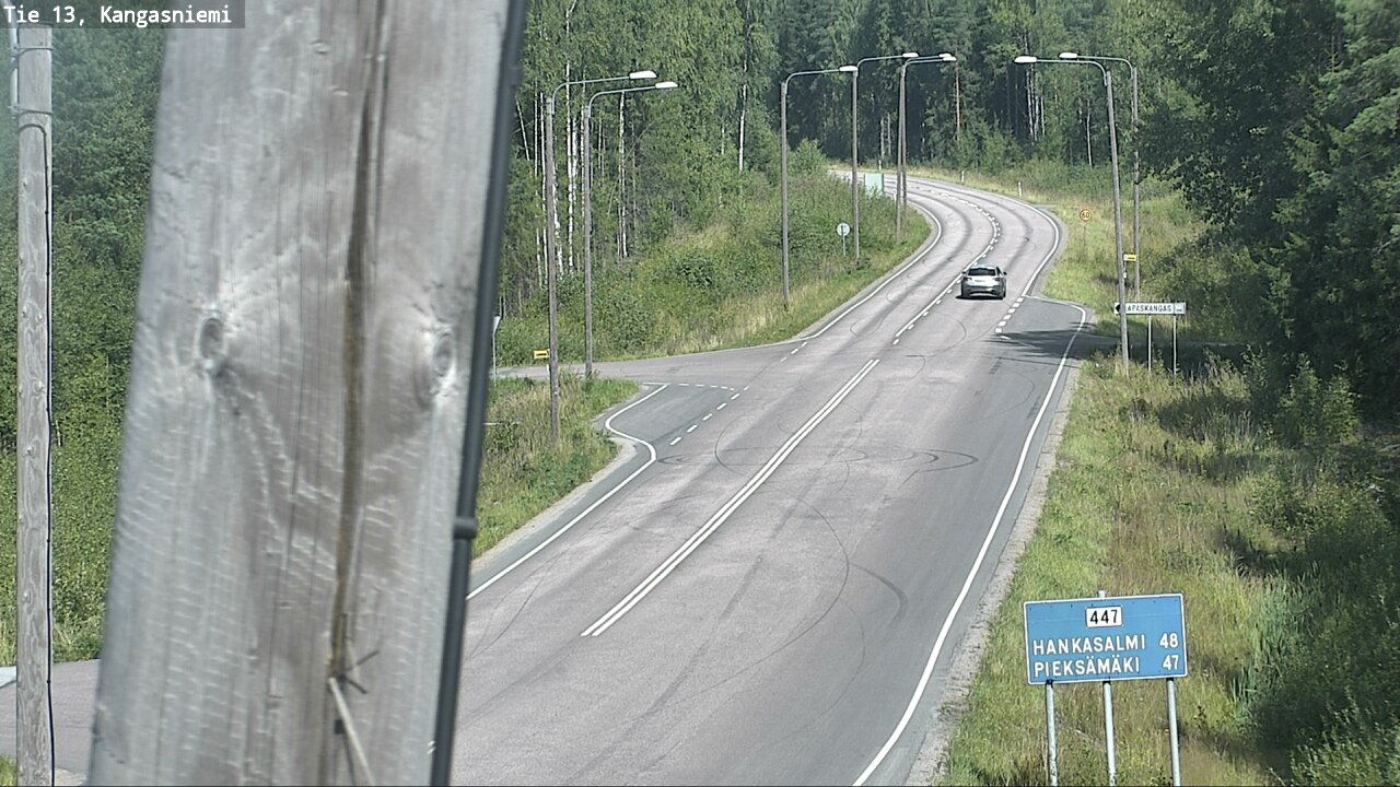 Weather Camera Image Väg 13 Kangasniemi, Kangasniemi, Etelä-Savo