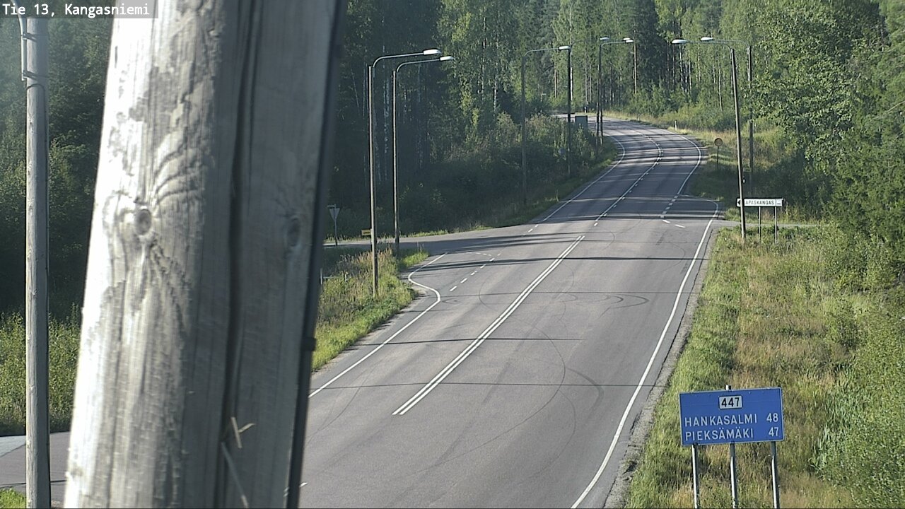 Weather Camera Image Väg 13 Kangasniemi, Kangasniemi, Etelä-Savo