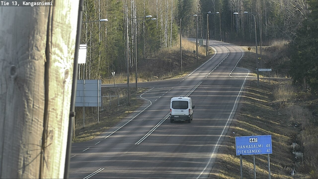 Weather Camera Image Väg 13 Kangasniemi, Kangasniemi, Etelä-Savo