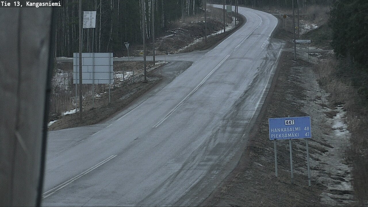 Weather Camera Image Väg 13 Kangasniemi, Kangasniemi, Etelä-Savo