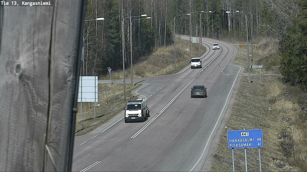Weather Camera Image Väg 13 Kangasniemi, Kangasniemi, Etelä-Savo