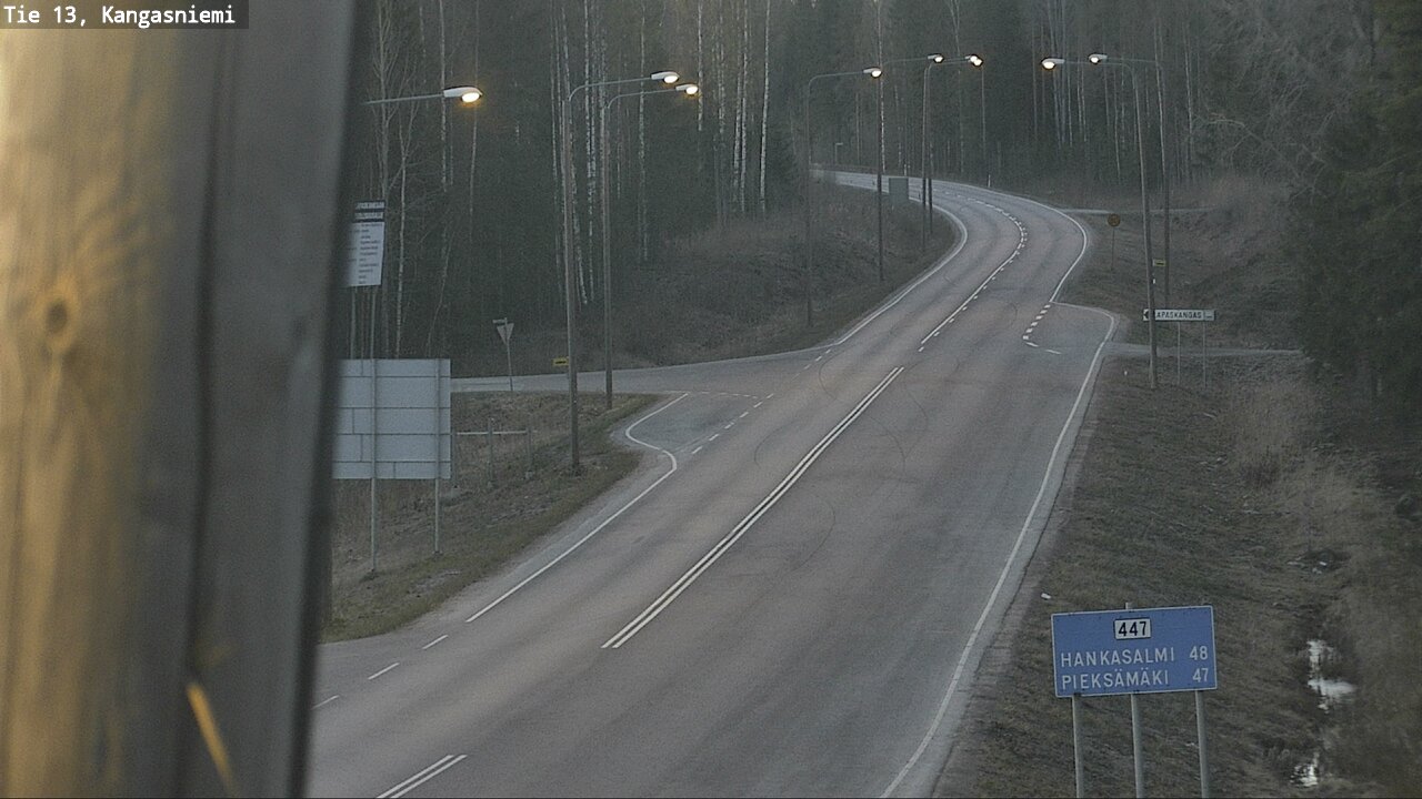 Weather Camera Image Väg 13 Kangasniemi, Kangasniemi, Etelä-Savo