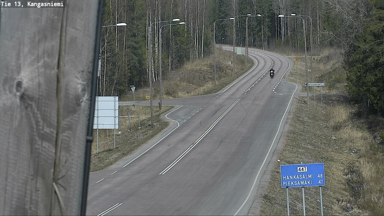 Weather Camera Image Väg 13 Kangasniemi, Kangasniemi, Etelä-Savo