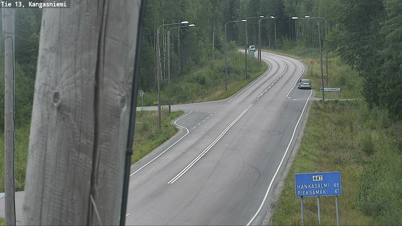 Weather Camera Image Road 13 Kangasniemi, Kangasniemi, Etelä-Savo