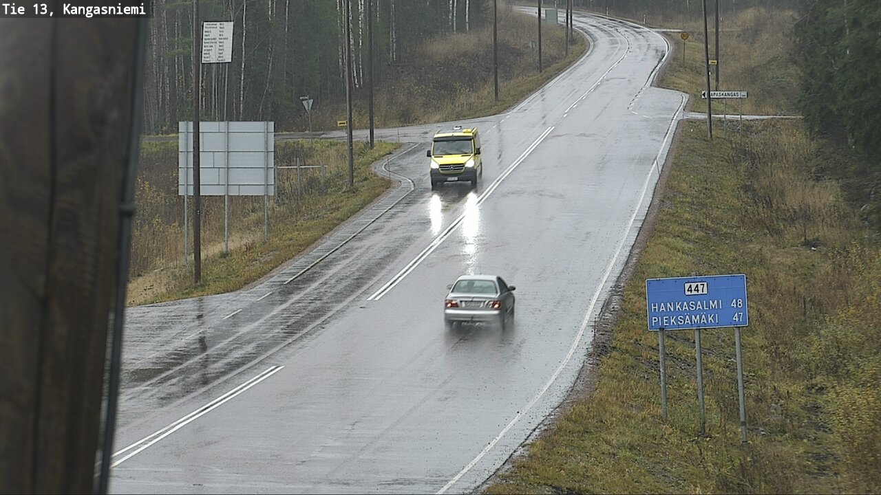 Weather Camera Image Väg 13 Kangasniemi, Kangasniemi, Etelä-Savo