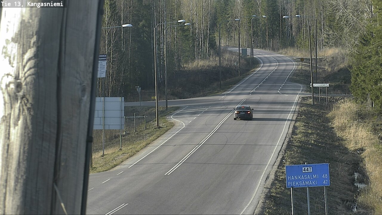 Weather Camera Image Väg 13 Kangasniemi, Kangasniemi, Etelä-Savo