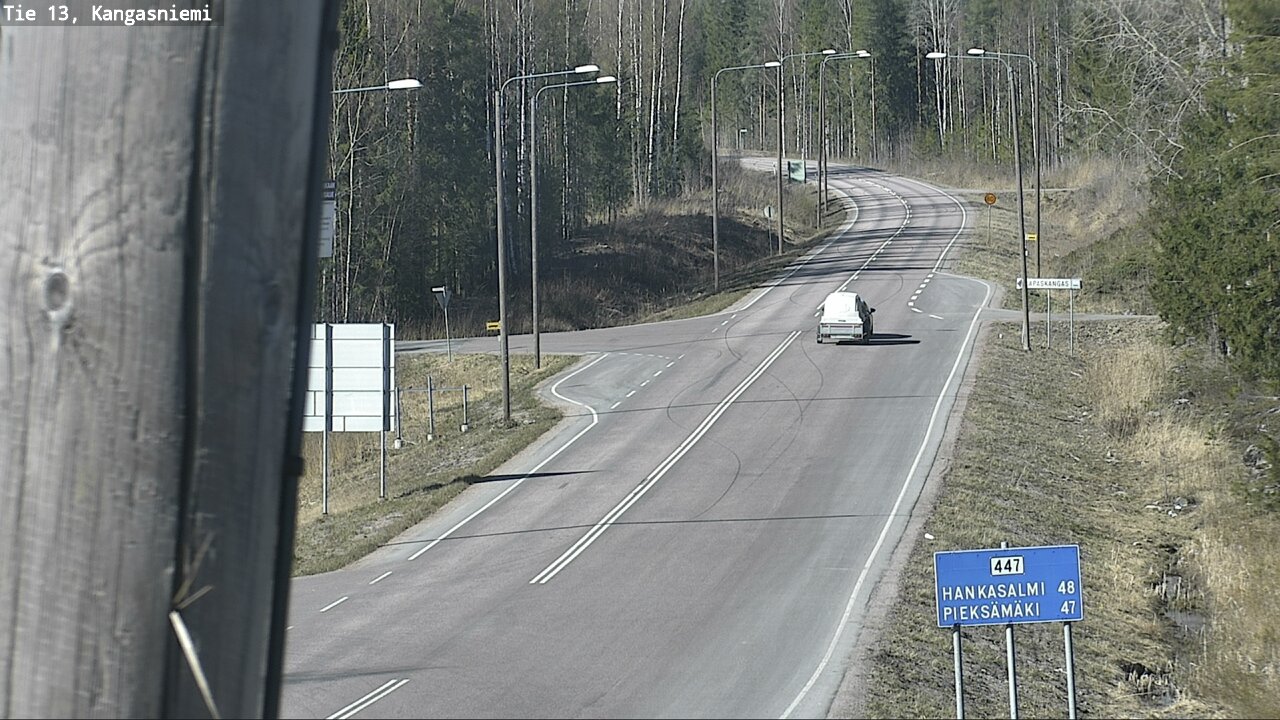 Weather Camera Image Väg 13 Kangasniemi, Kangasniemi, Etelä-Savo