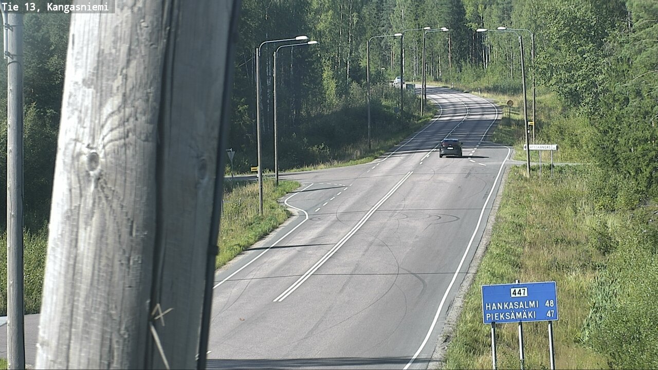 Weather Camera Image Väg 13 Kangasniemi, Kangasniemi, Etelä-Savo