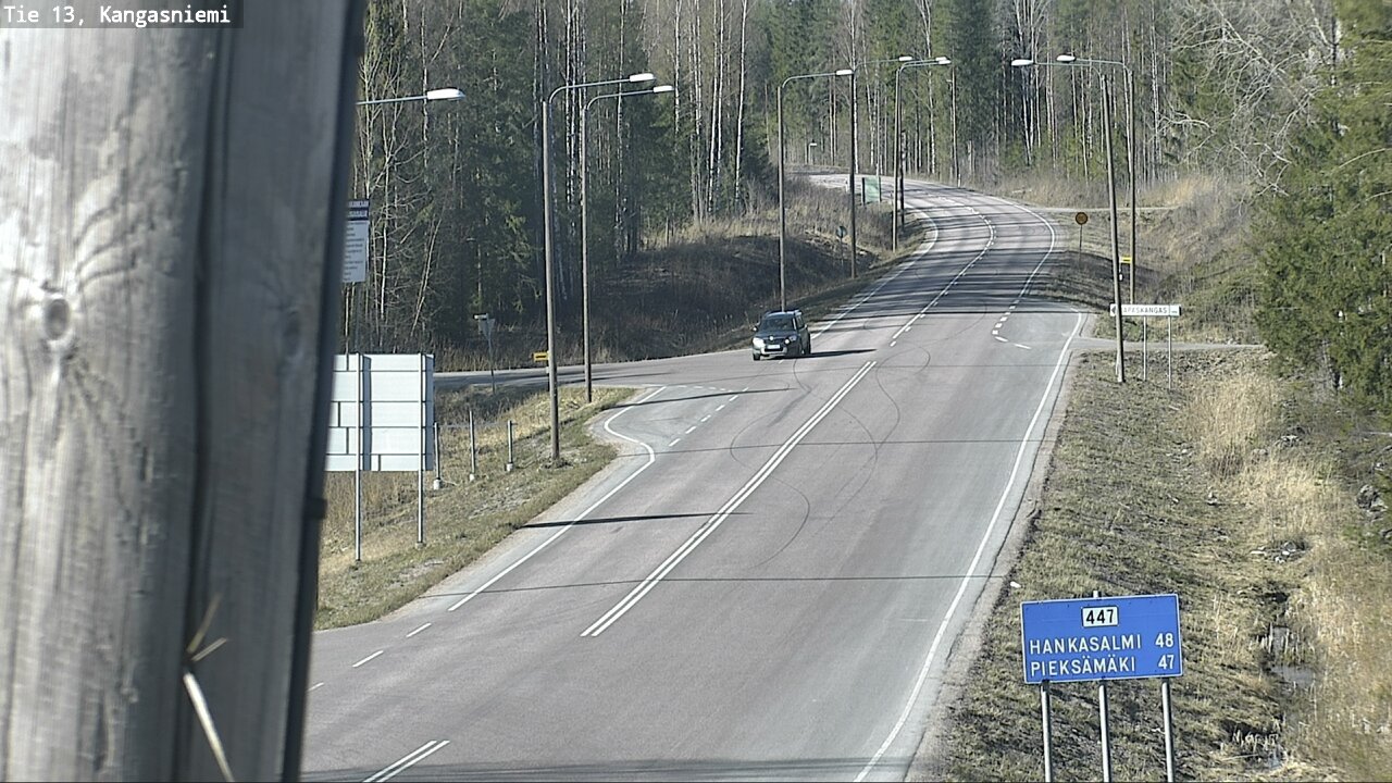 Weather Camera Image Väg 13 Kangasniemi, Kangasniemi, Etelä-Savo