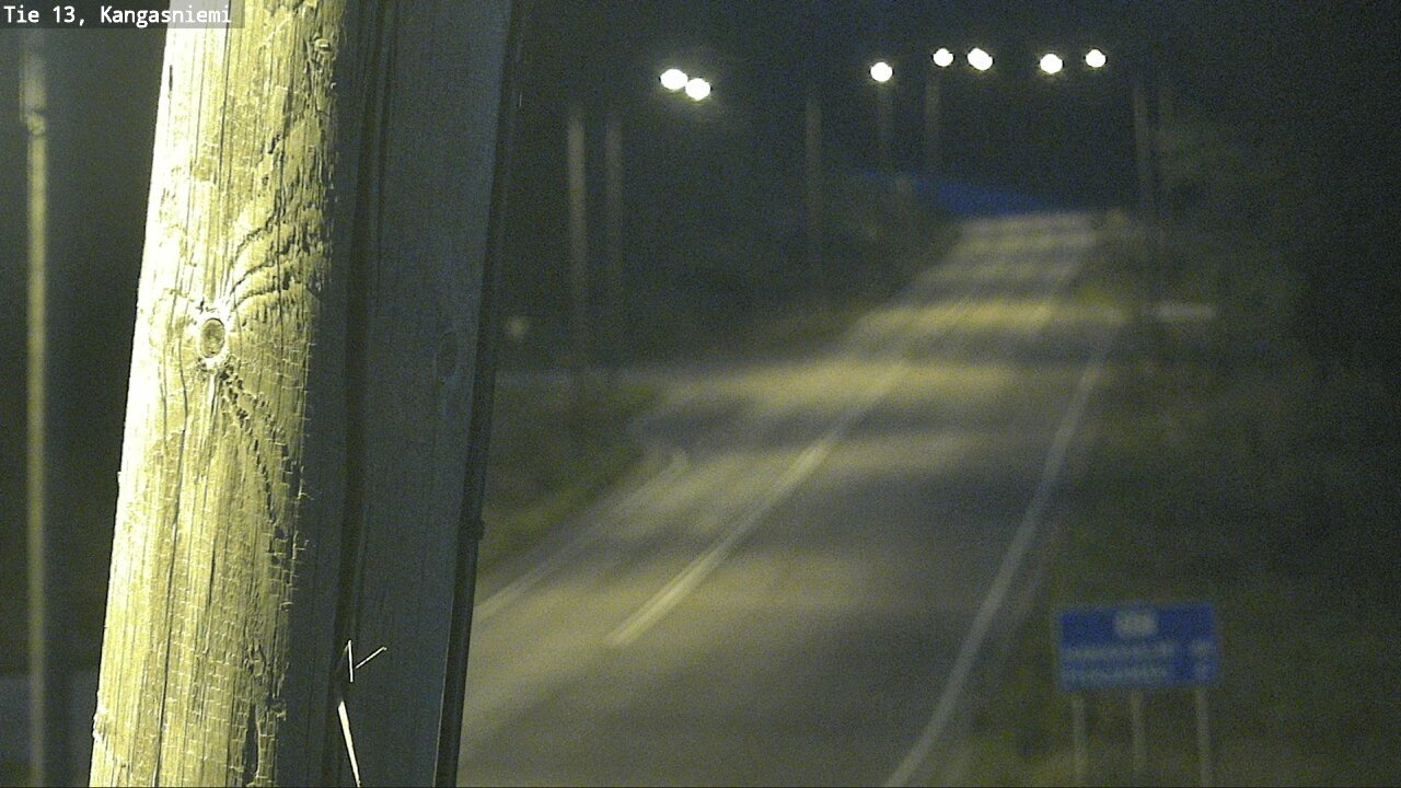 Weather Camera Image Väg 13 Kangasniemi, Kangasniemi, Etelä-Savo