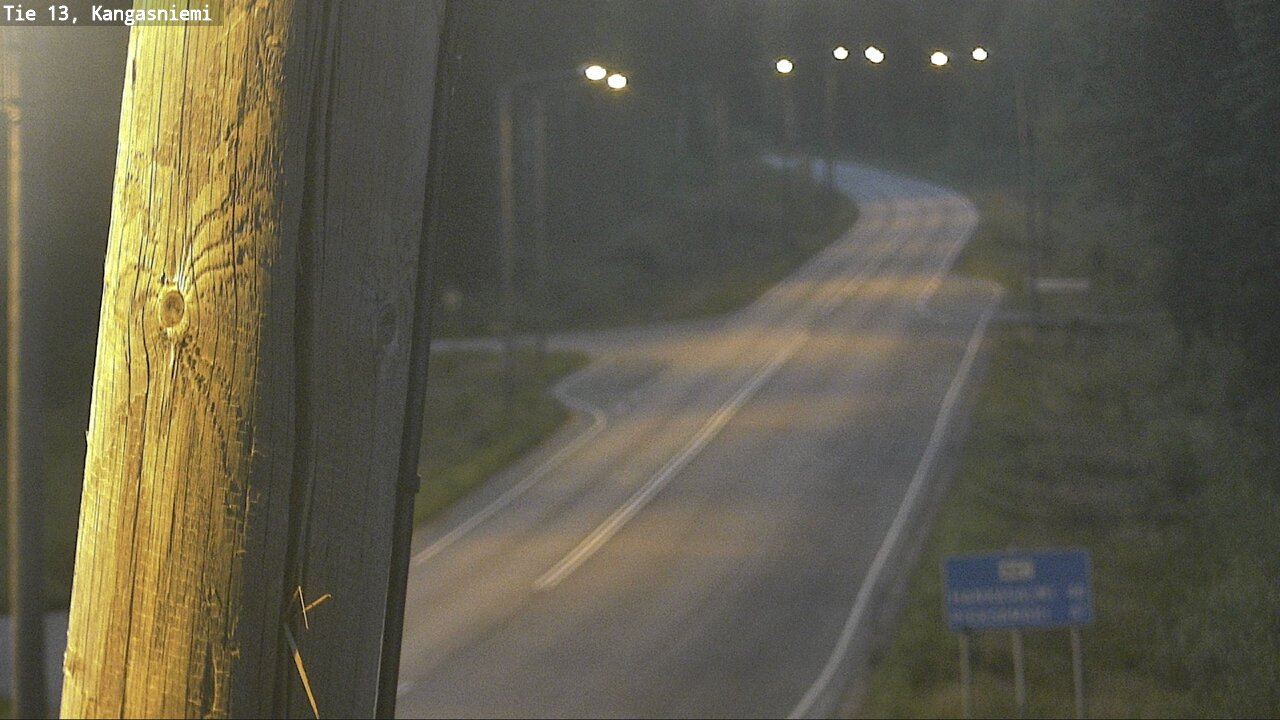 Weather Camera Image Väg 13 Kangasniemi, Kangasniemi, Etelä-Savo