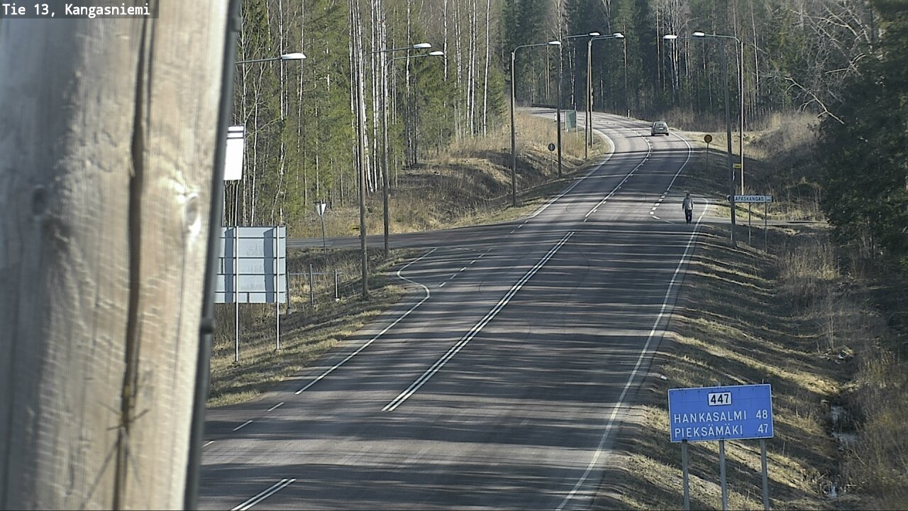 Weather Camera Image Väg 13 Kangasniemi, Kangasniemi, Etelä-Savo
