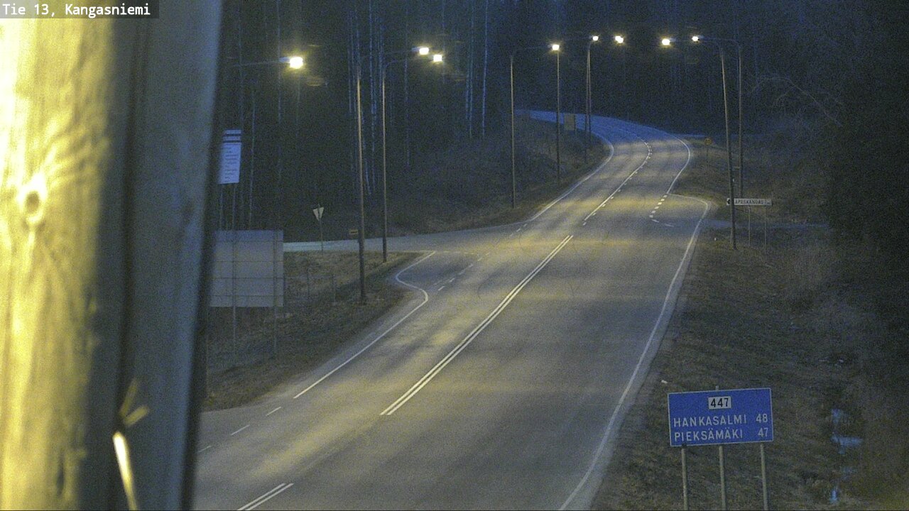 Weather Camera Image Road 13 Kangasniemi, Kangasniemi, Etelä-Savo