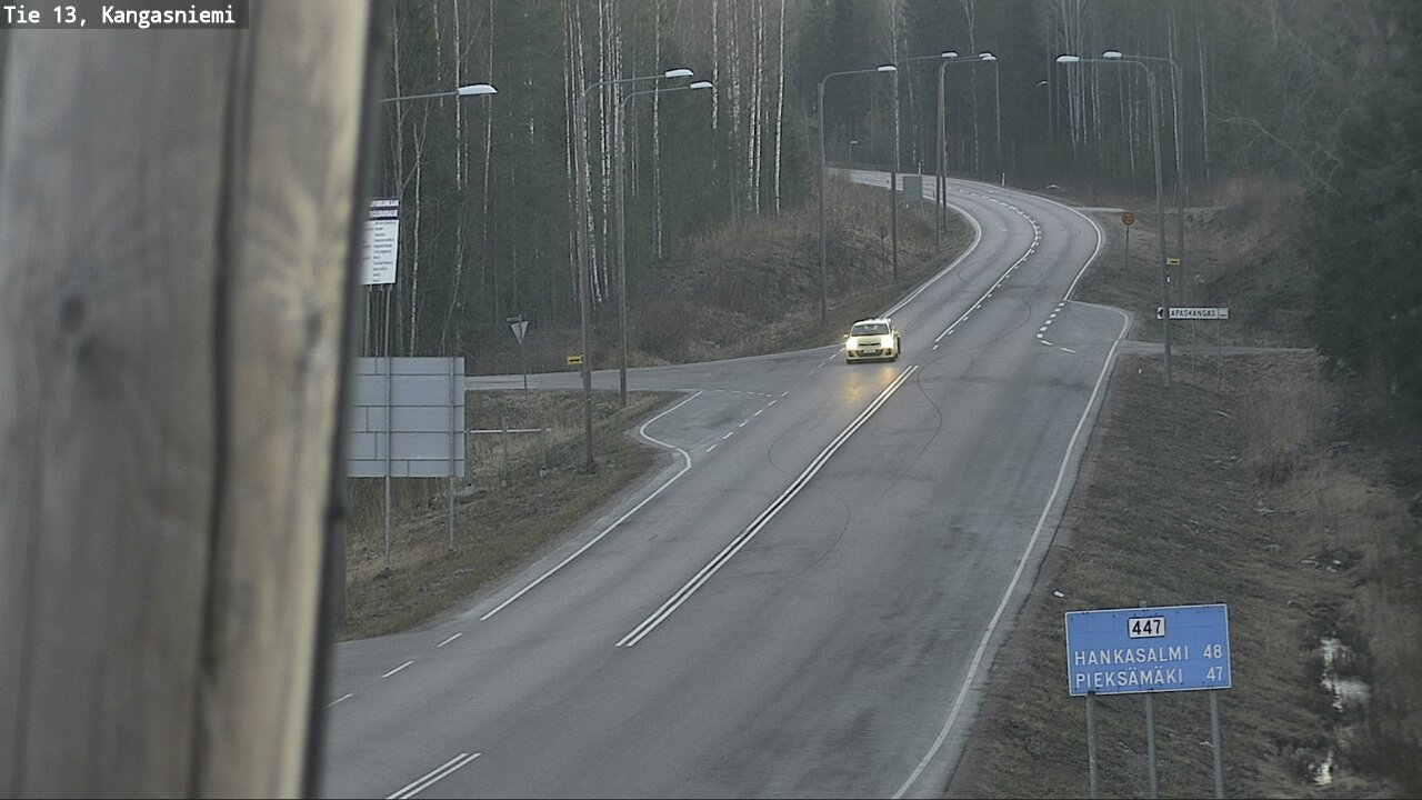 Weather Camera Image Väg 13 Kangasniemi, Kangasniemi, Etelä-Savo