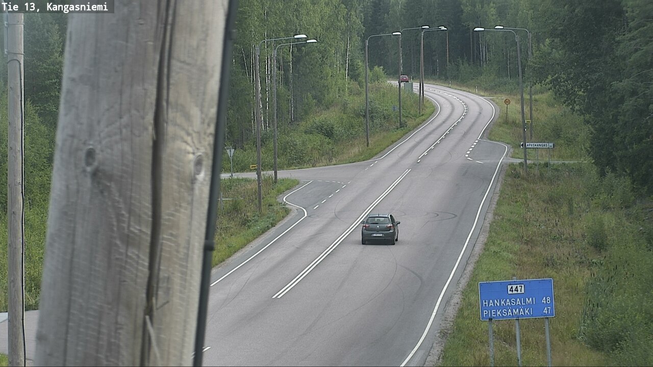 Weather Camera Image Väg 13 Kangasniemi, Kangasniemi, Etelä-Savo
