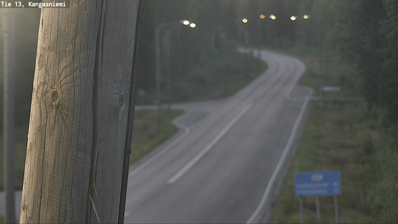 Weather Camera Image Väg 13 Kangasniemi, Kangasniemi, Etelä-Savo
