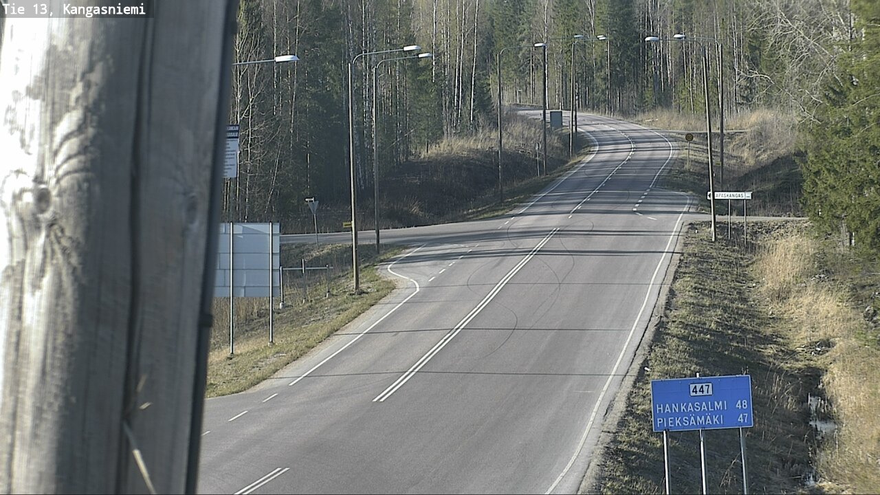 Weather Camera Image Väg 13 Kangasniemi, Kangasniemi, Etelä-Savo