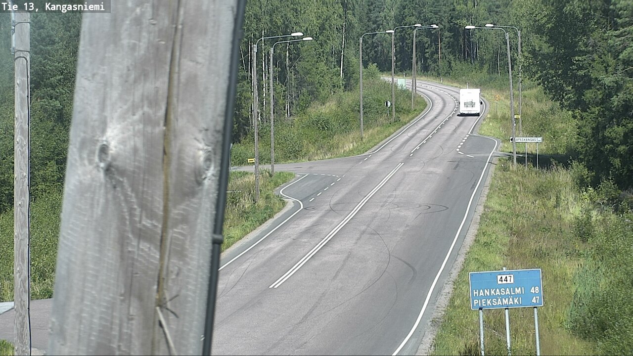 Weather Camera Image Väg 13 Kangasniemi, Kangasniemi, Etelä-Savo