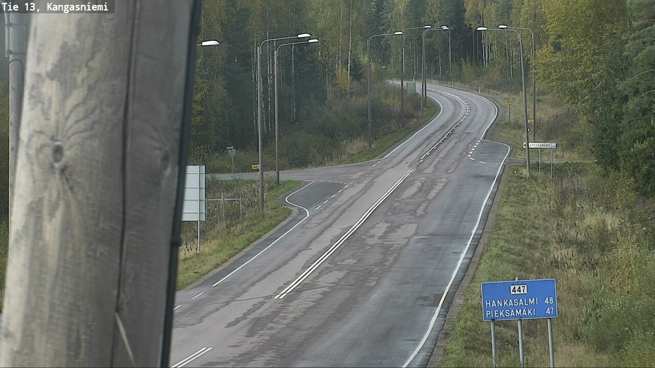 Weather Camera Image Road 13 Kangasniemi, Kangasniemi, Etelä-Savo