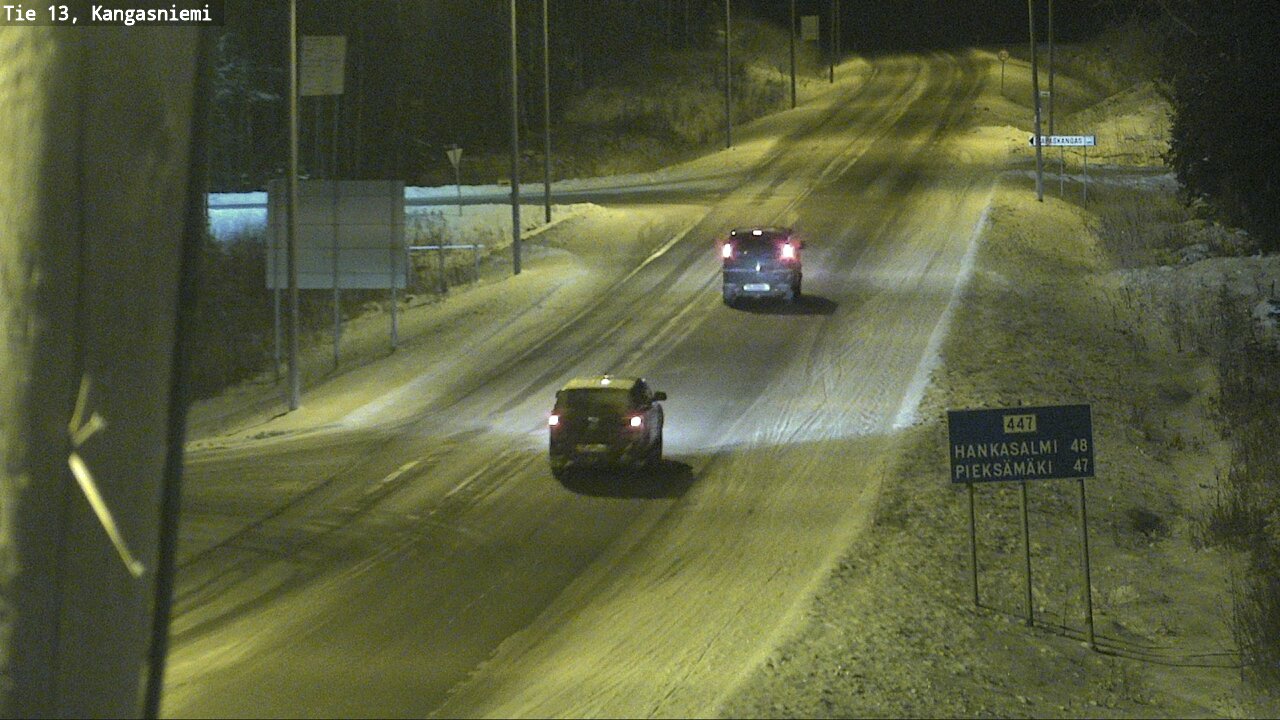 Kelikamerat Kuva Tie 13 Kangasniemi, Kangasniemi, Etelä-Savo