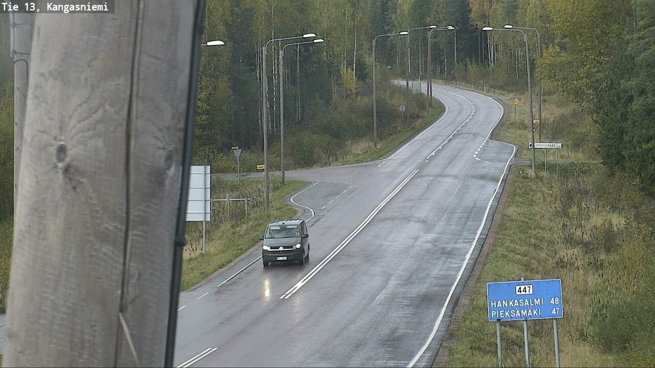 Weather Camera Image Road 13 Kangasniemi, Kangasniemi, Etelä-Savo