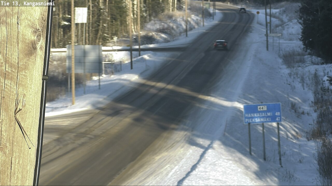 Weather Camera Image Road 13 Kangasniemi, Kangasniemi, Etelä-Savo
