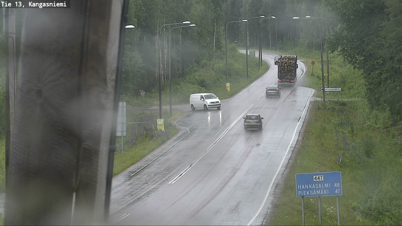 Weather Camera Image Väg 13 Kangasniemi, Kangasniemi, Etelä-Savo