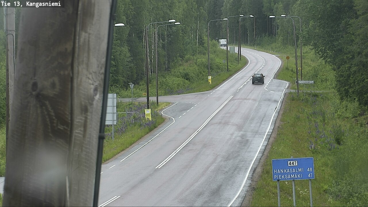Weather Camera Image Väg 13 Kangasniemi, Kangasniemi, Etelä-Savo