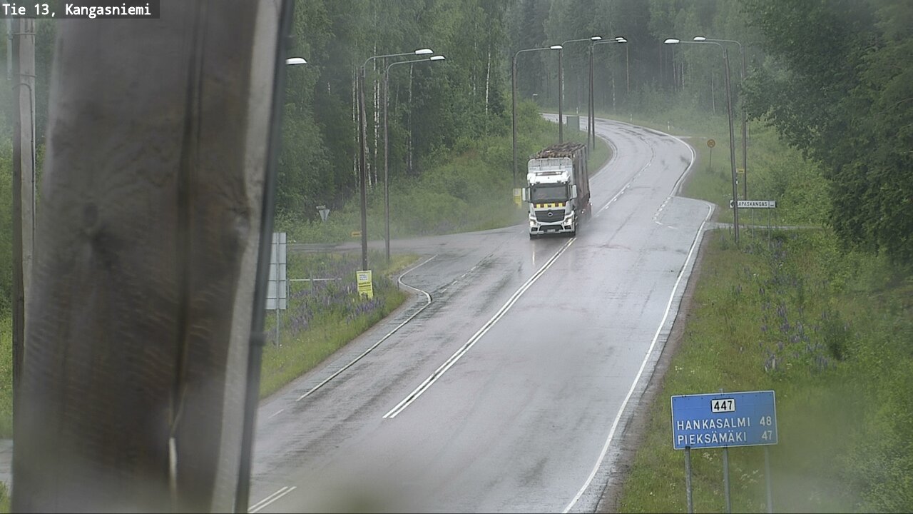 Weather Camera Image Road 13 Kangasniemi, Kangasniemi, Etelä-Savo