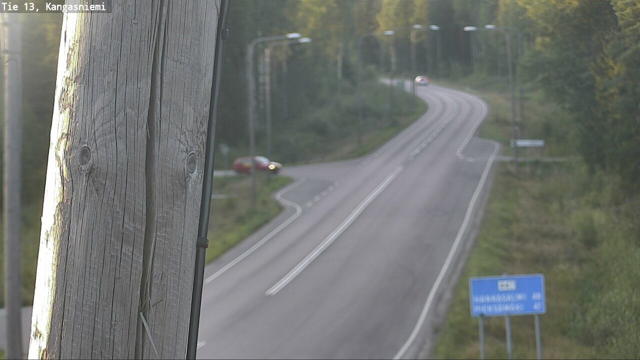 Weather Camera Image Väg 13 Kangasniemi, Kangasniemi, Etelä-Savo