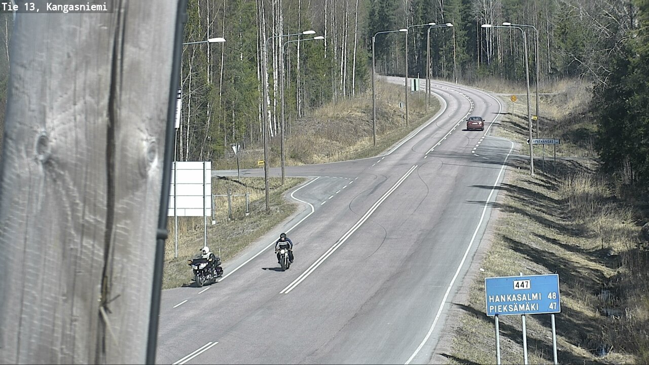 Weather Camera Image Väg 13 Kangasniemi, Kangasniemi, Etelä-Savo