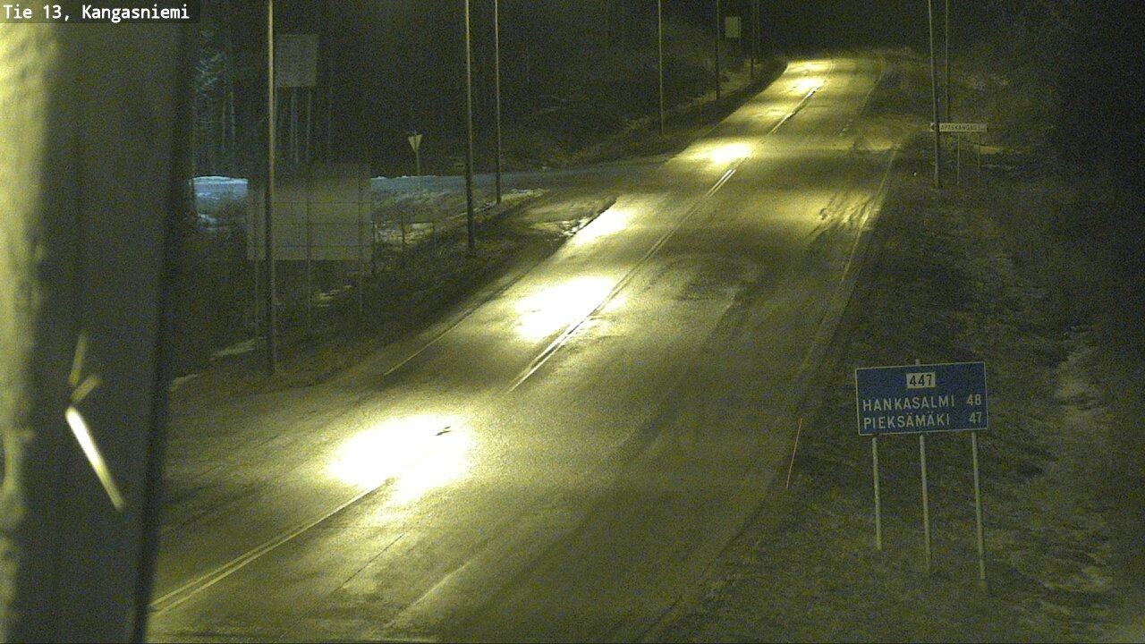 Weather Camera Image Väg 13 Kangasniemi, Kangasniemi, Etelä-Savo
