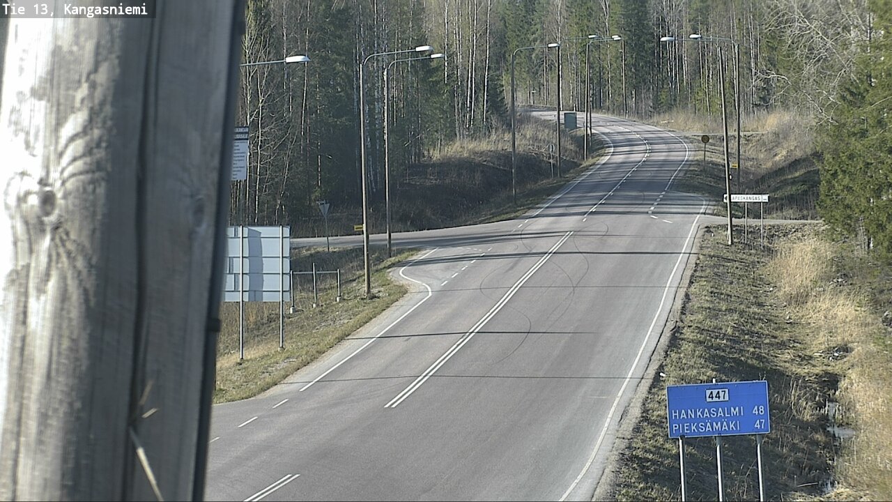 Weather Camera Image Väg 13 Kangasniemi, Kangasniemi, Etelä-Savo